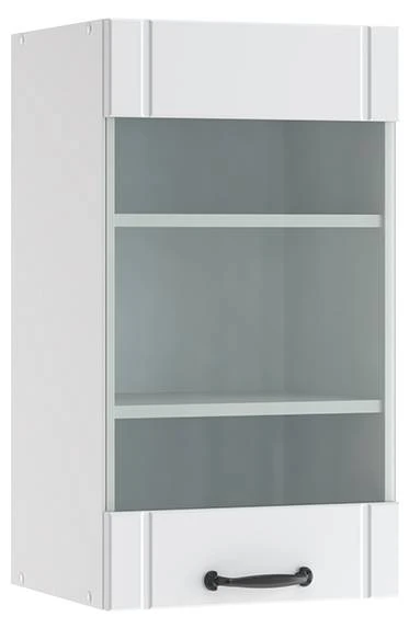 Meuble Haut Vitré Fame Anthracite 8 Meuble Haut Vitré Fame Anthracite – Image 6