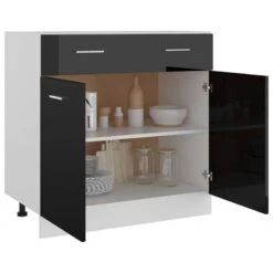 VIDAXL Armoire De Plancher -Cuisine Ustensiles Magasin 7bcb842380b2484299ad3747003f0524