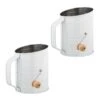 2x Passoires à Farine Avec Manivelle -Cuisine Ustensiles Magasin 7bcf6ff9c19243cda31bfb70e2994a17