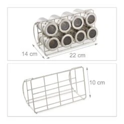 Étagère à épices Avec 8 Doses -Cuisine Ustensiles Magasin 7bd22ea8978b49ee87f91fc4841ded9f