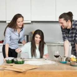 Bol Mélangeur Couvercle Lot 3 Saladiers -Cuisine Ustensiles Magasin 8023a5a5bd354b95a89670004aedf664