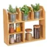Étagère Bambou 6 Compartiments -Cuisine Ustensiles Magasin 83f28174eb434b8495c01e7b616bf19e