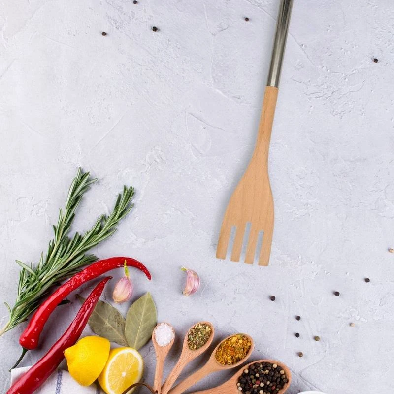 Spatule De Cuisine Ajourée Avec Manche 4 Spatule De Cuisine Ajourée Avec Manche – Image 2