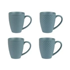 Coffret De 4 Mugs Snow Blue