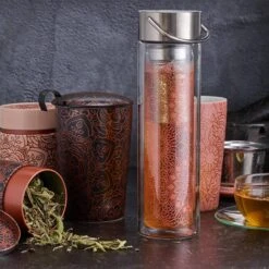 Théière Nomade Gingko -Cuisine Ustensiles Magasin 8be3855182cf41499e47794094c5625f