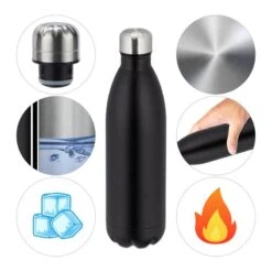 1xBouteille Isotherme 1l -Cuisine Ustensiles Magasin 8ca7902663db4162a631b76348f658a1