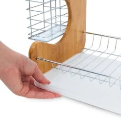 Égouttoir à Vaisselle 2 étages En Bambou -Cuisine Ustensiles Magasin 910e09e1b60c4dd89dca1c4b6e64b1f7