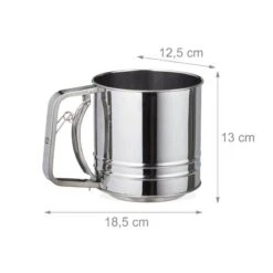 2x Tamis Pour Farine Manuels Acier Inox -Cuisine Ustensiles Magasin 92b6a971aba8424e8deec431925e2ce8