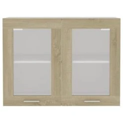 VIDAXL Armoire En Verre Suspendue -Cuisine Ustensiles Magasin 92c6d89fcffb4c6eba5b4abbf9d51aa6
