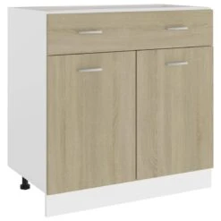 VIDAXL Armoire De Plancher -Cuisine Ustensiles Magasin 930aee0286624ce19593a4d07fa138c8