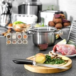 Étagère à épices Avec 8 Doses -Cuisine Ustensiles Magasin 99ea7e79c2a24f5481f0f7d1fdd007dc