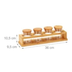 Set De Pots à épices Et Support Bambou -Cuisine Ustensiles Magasin 9a2ebddc009d49f7abb098e0ce7fc5b0