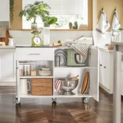 Desserte De Cuisine FKW117-W -Cuisine Ustensiles Magasin 9a3cb5dd0b3f41ab99813de6b57fa48a