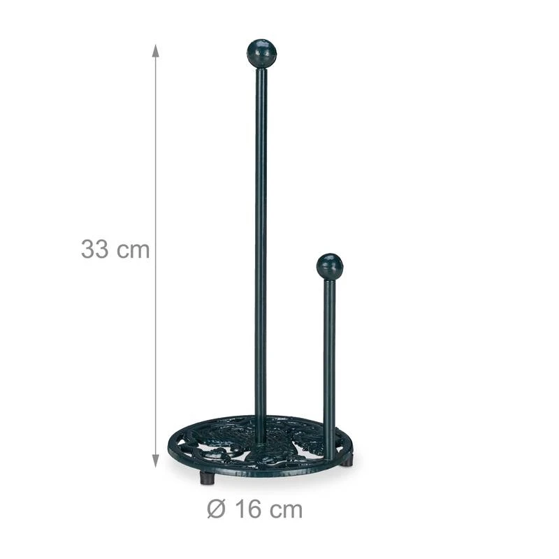 Support D'essuie-tout Sur Pieds Rustique 11 Support D'essuie-tout Sur Pieds Rustique – Image 9