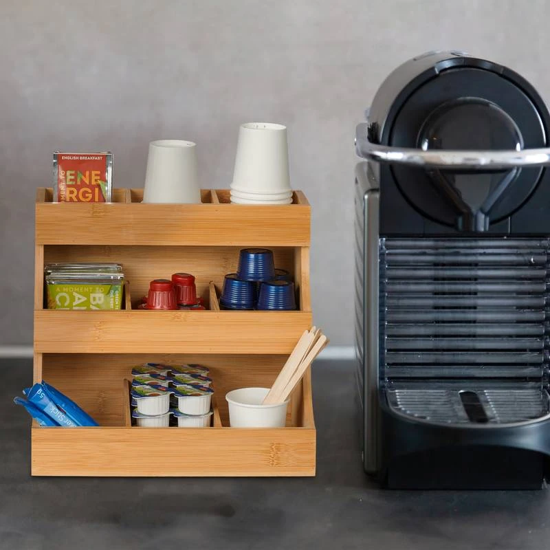 Organiseur Accessoires à Café 9 Casiers 4 Organiseur Accessoires à Café 9 Casiers – Image 2