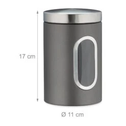 10x Bocaux En Métal Avec Fenêtre Noire 38 10x Bocaux En Métal Avec Fenêtre Noire -Cuisine Ustensiles Magasin a4d16933d53f4eae922ed10be2a8e987 2