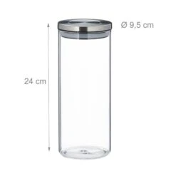 Pot En Verre Pour Stockage Jeu De 3;1,5L -Cuisine Ustensiles Magasin a71ded9ccf4e4a6b92798116ad6ee005