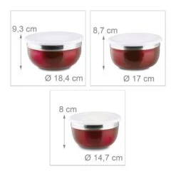 Bol Mélangeur Couvercle Lot 3 Saladiers -Cuisine Ustensiles Magasin a75d86eb72054fb9af01ee08a6b4f309