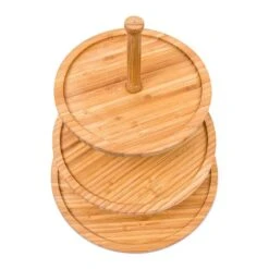 Présentoir 3 étages Étagère Bambou -Cuisine Ustensiles Magasin a7b3757f412f438d8054647efec96935