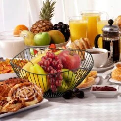 Corbeille à Fruits Au Design Courbé -Cuisine Ustensiles Magasin a9d08fb4913b4a6ba83df77d0d2625a2