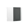 Meuble Haut D'angle R-Line 57cm Gris