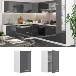 Meuble Haut R-Line 40cm Blanc Brillant -Cuisine Ustensiles Magasin ab8f6b7120b44855bd83dc73e457fc89