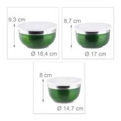 Bol Mélangeur Couvercle Lot 3 Saladiers -Cuisine Ustensiles Magasin abf5dc2c7dd4460cb8a5ba181d480274