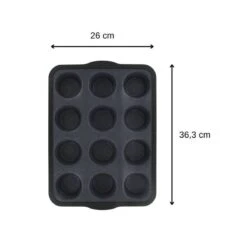 Moule 12 Muffins -Cuisine Ustensiles Magasin ac0e6e4ee362448ba733b60e57d49a04