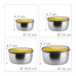 Lot De 4 Bols Avec Couvercle -Cuisine Ustensiles Magasin ac52e6a4fa4940009115dceb3c9cd6b5