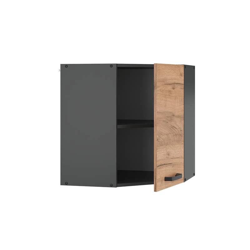 Meuble Haut D'angle R-Line 57cm Bordeaux 11 Meuble Haut D'angle R-Line 57cm Bordeaux – Image 9