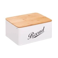 Boîte à Pain Couvercle Bambou -Cuisine Ustensiles Magasin b40a0a60be52498d8cd4807b1182a037