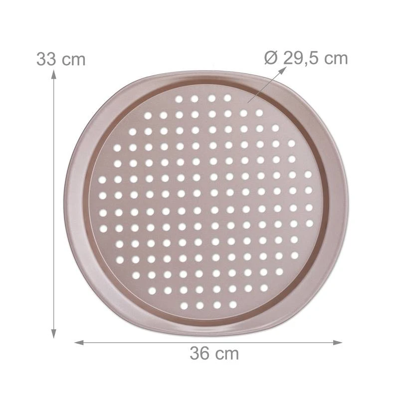 Plaque à Pizzas Ronde Perforée Lot De 2 9 Plaque à Pizzas Ronde Perforée Lot De 2 – Image 7