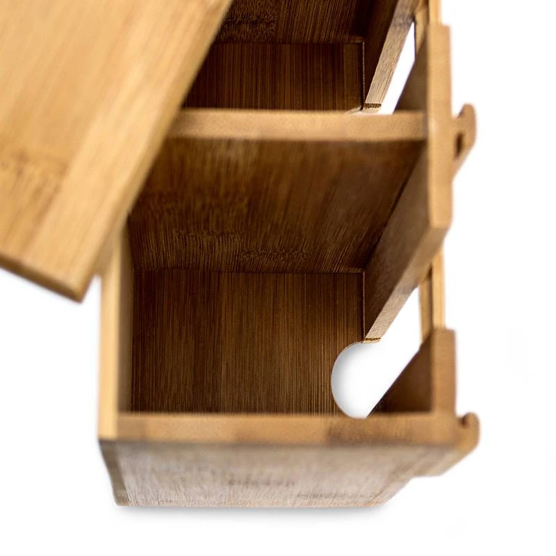 Boîte à Thé Bambou Sachets Thé Vrac 8 Boîte à Thé Bambou Sachets Thé Vrac – Image 6