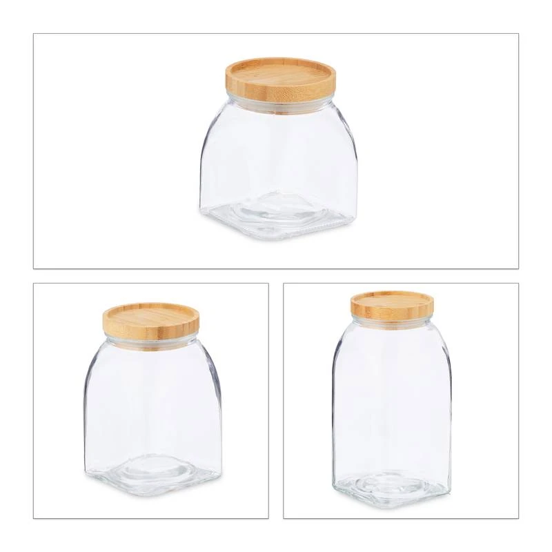 Bocaux En Verre Lot De 9 7 Bocaux En Verre Lot De 9 – Image 5