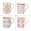 Coffret De 4 Mugs Bohème -Cuisine Ustensiles Magasin c5172546324c45c3bc1a0a57c2e0cab4