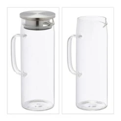 Carafe En Verre Avec Couvercle 1,2L 16 Carafe En Verre Avec Couvercle 1,2L -Cuisine Ustensiles Magasin c570118d4b114eb99b17ec0114148c75