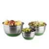 Bol Mélangeur Lot De 3 Saladiers Inox -Cuisine Ustensiles Magasin c591b3b7f477430c9838dfd2a38f78a0