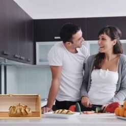 Boîte à Pain En Bambou 13 Boîte à Pain En Bambou -Cuisine Ustensiles Magasin c762fe00ebf241c282dc616f272f9863