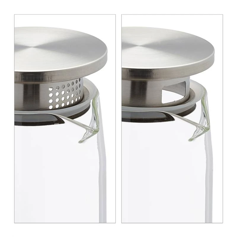 Carafe En Verre Avec Couvercle 1,2L 9 Carafe En Verre Avec Couvercle 1,2L – Image 7