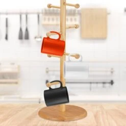 Porte-tasses à Café En Bambou 13 Porte-tasses à Café En Bambou -Cuisine Ustensiles Magasin c970ab62f87a46a6bb9c3475a619ac3d