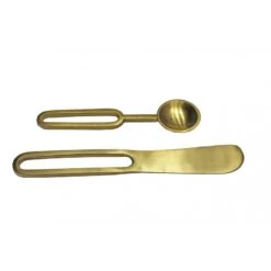 6 Couverts Acier Inoxydable Doré - 8108 -Cuisine Ustensiles Magasin caba82f6f5d9411782021202691d8cc4