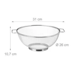 Lot De 3 Passoires En Inox -Cuisine Ustensiles Magasin cbfff0fd305c4ec1aed9b655d87926c3