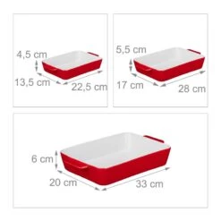 Lot De 3 Plats à Four En Céramique -Cuisine Ustensiles Magasin cd4bf772ae8e4d8b8880c7b3686ab349