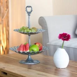 Serviteur à Gâteaux Présentoir Lot De 2 -Cuisine Ustensiles Magasin d8da69e058914156b5eb9ebba768a5ae 2