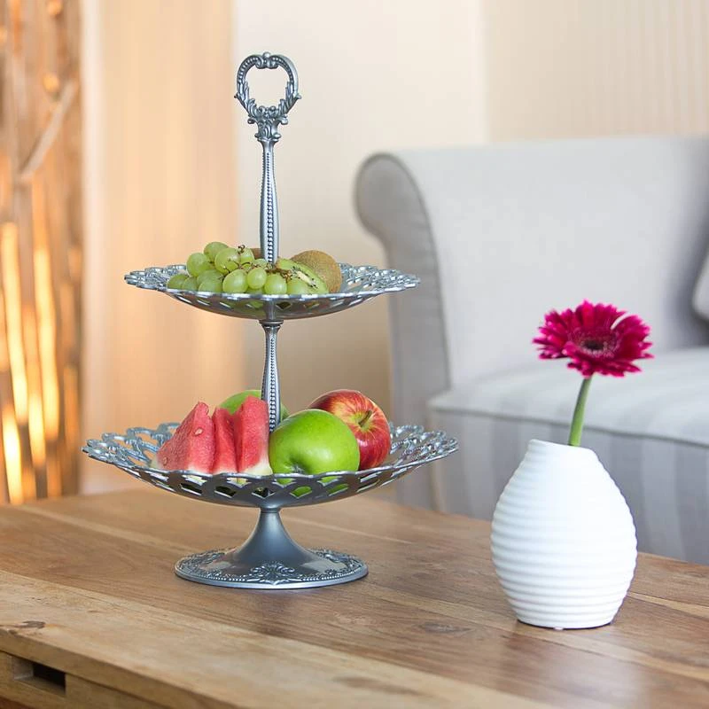 Serviteur à Gâteaux Présentoir à Fruits 10 Serviteur à Gâteaux Présentoir à Fruits – Image 8