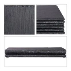 Assiettes En Ardoise 30x40 Cm Lot De 12 -Cuisine Ustensiles Magasin d97aa68ac8f84b4d91aa35aa13091556