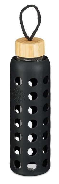 Gourde En Verre Bouchon En Bambou 550 Ml