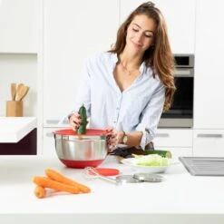 Lot Bol Mélangeur En Inox -Cuisine Ustensiles Magasin dbe71430f1764903858c739572303662