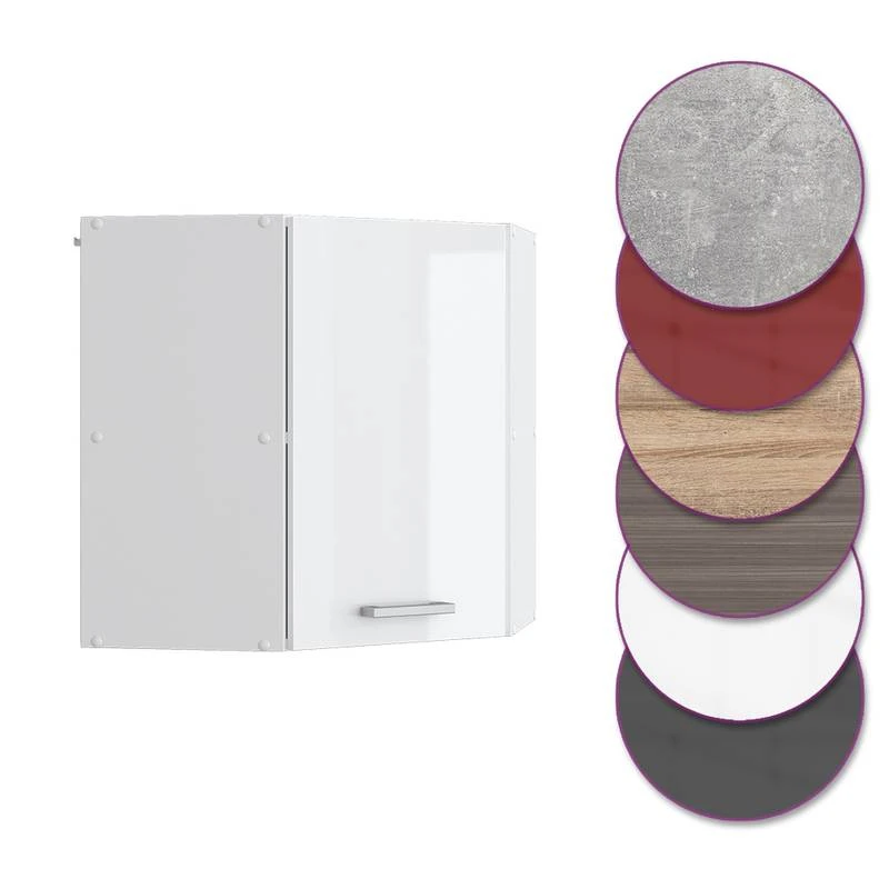 Meuble Haut D'angle R-Line 57cm 13 Meuble Haut D'angle R-Line 57cm – Image 11