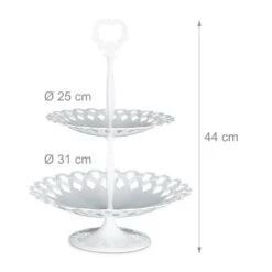 Serviteur à Gâteaux Présentoir Lot De 2 -Cuisine Ustensiles Magasin dd0bec0088df4b3494b16da5b7eff18e 2